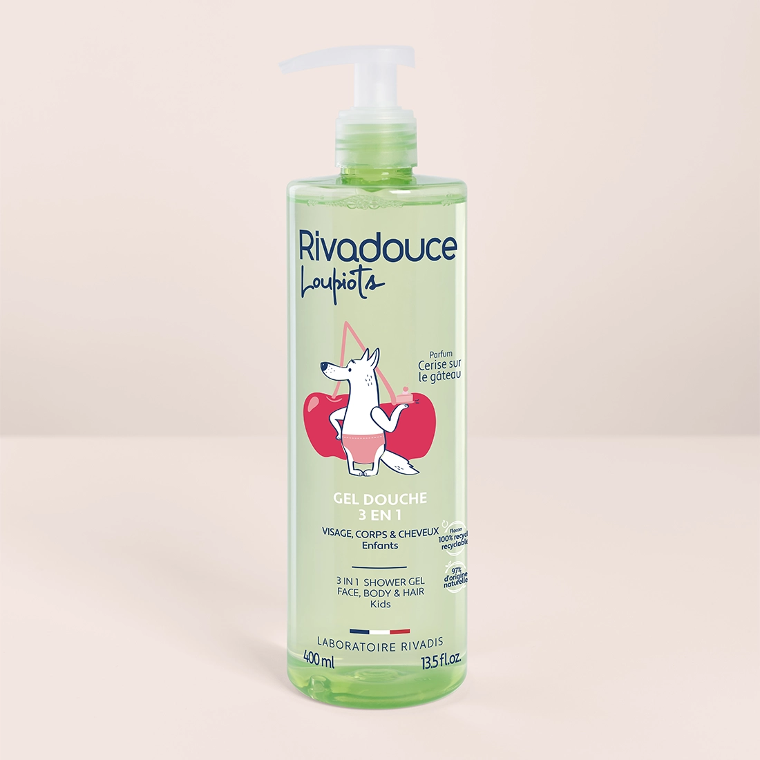 Gel douche 3en1 Loupiots Cerise sur le gâteau 400ml